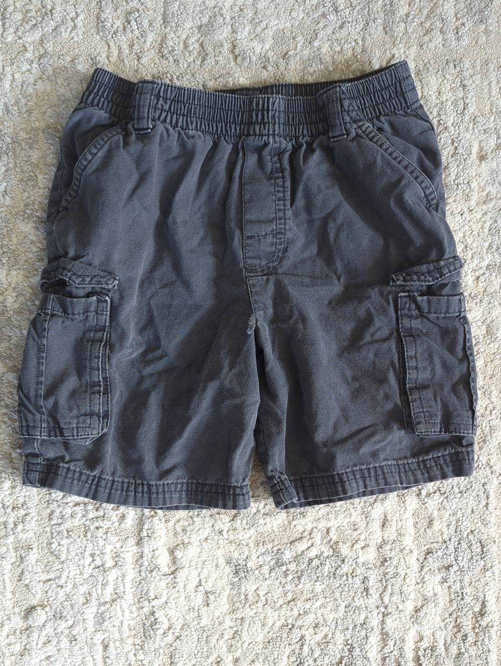 Garanimals Gray Elastic-Waist Cargo Shorts Size 4T